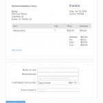 invoice with direct payment link