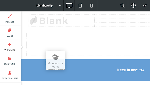 Without Code Membership Widget