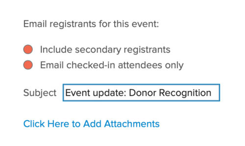 Include secondary registrants in email