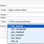 UTM referral tracking (screenshot)