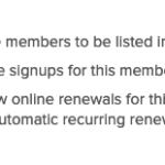 Do not allow online renewals